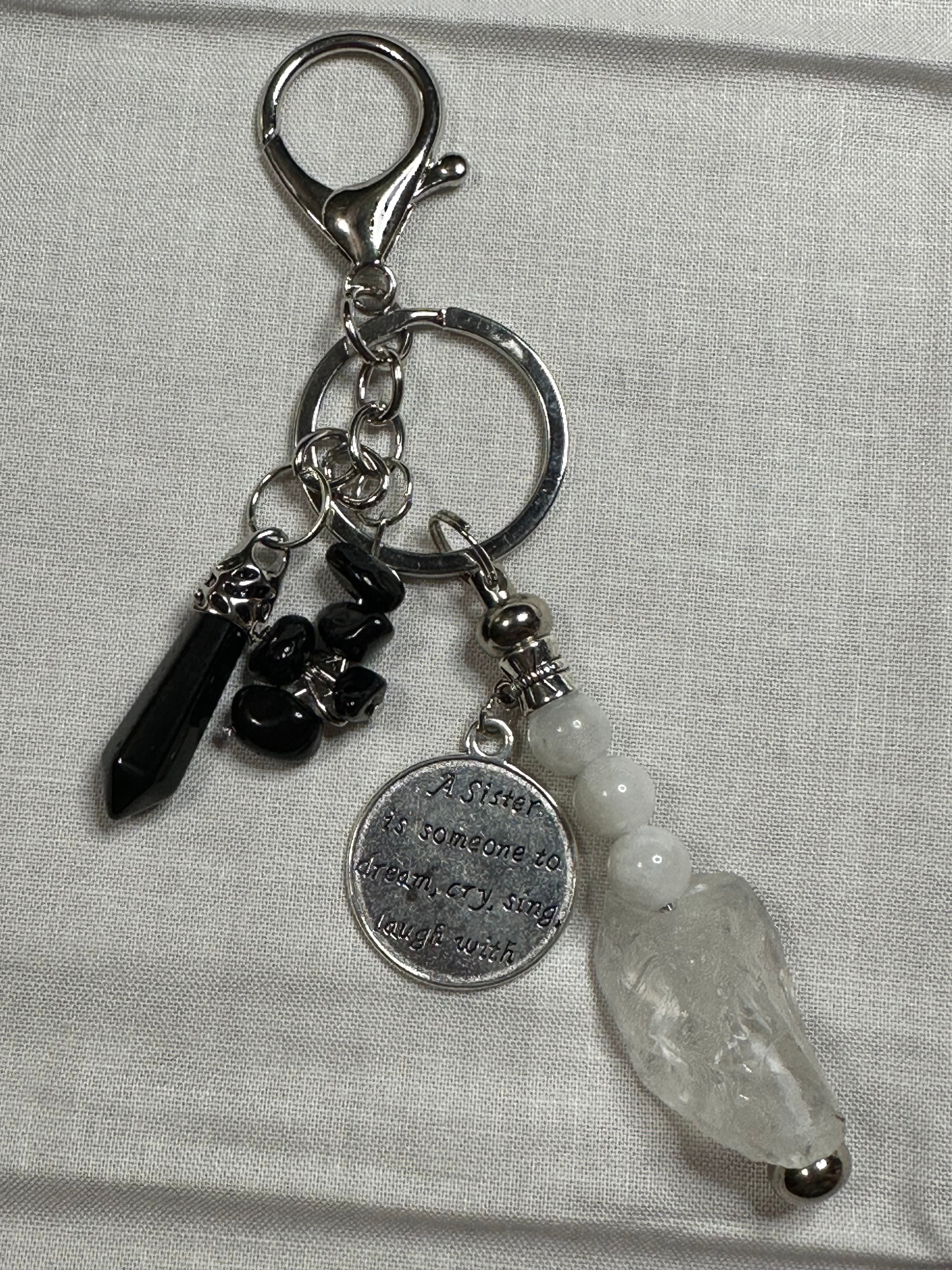 Inspirational Natural stone Keychains