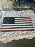 1 Metal American Flag - Betsy Ross SM