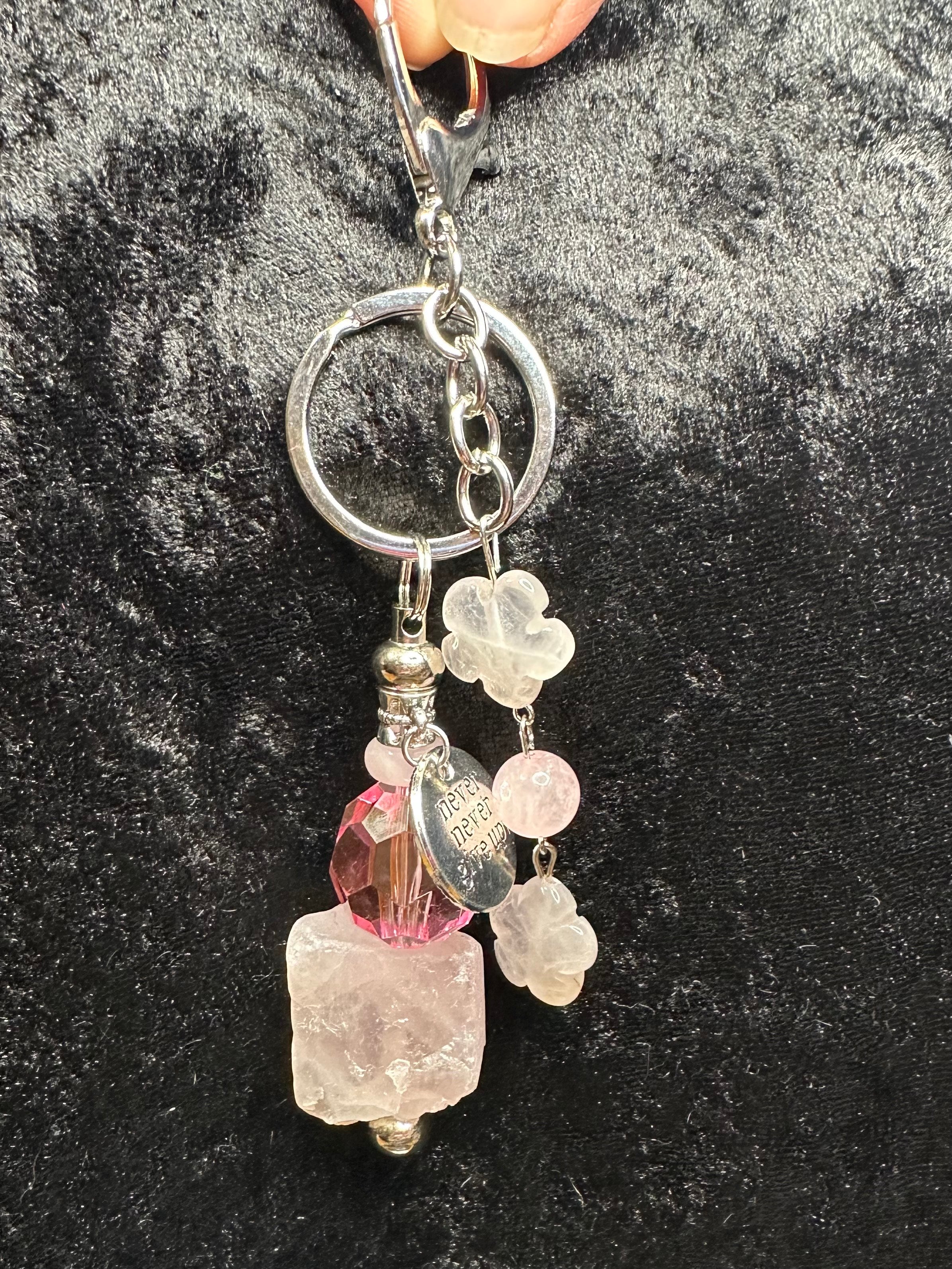 Inspirational Natural stone Keychains
