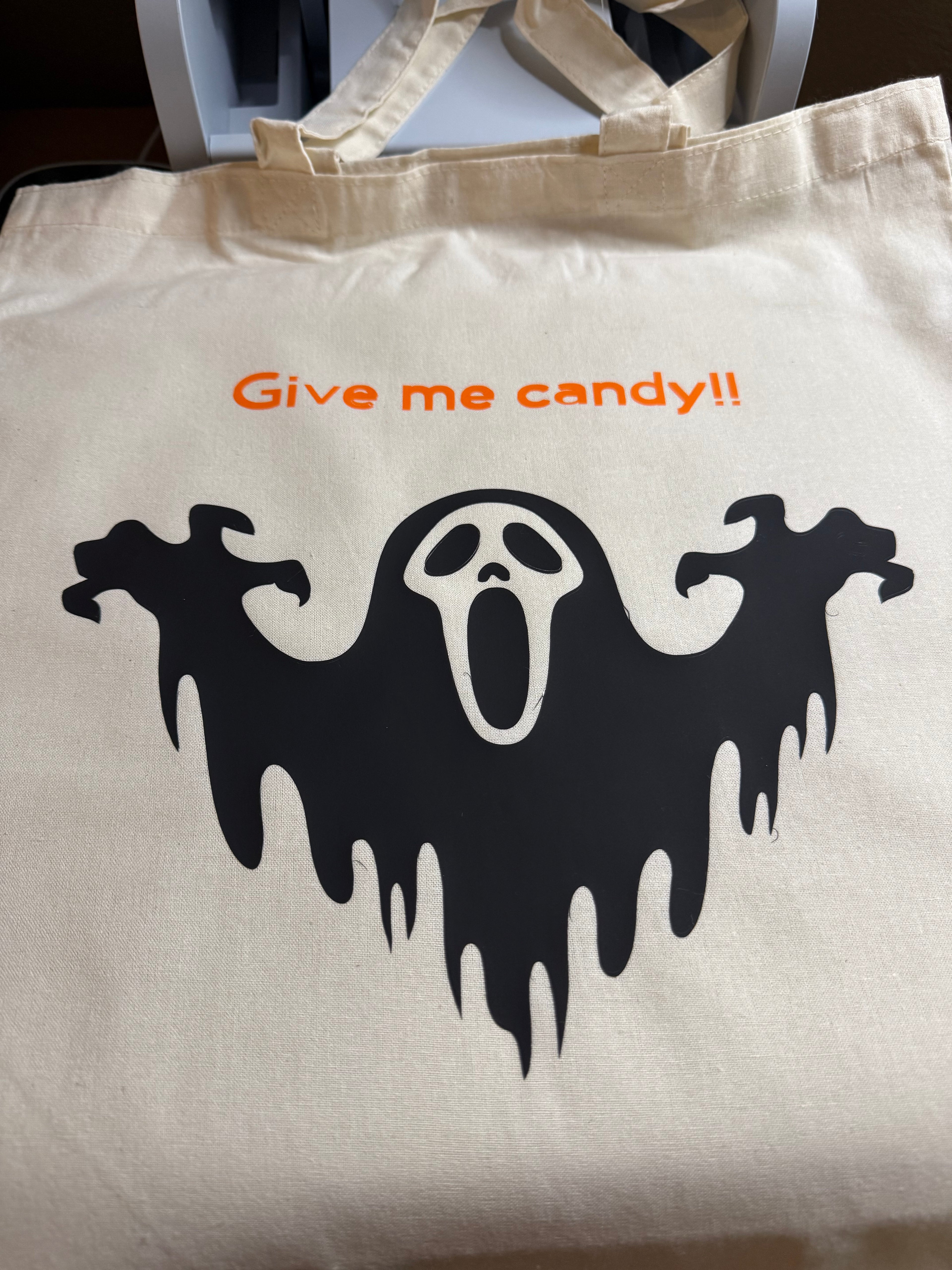 Trick or Treating Halloween Tote Bag