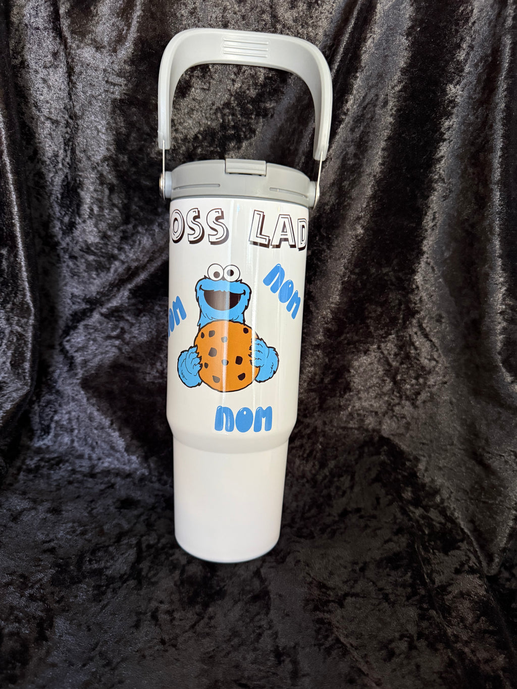 "Boss Lady" Cookie Monster Stainless Steel Hot/Cold Tumbler