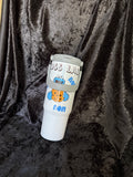 "Boss Lady" Cookie Monster Stainless Steel Hot/Cold Tumbler